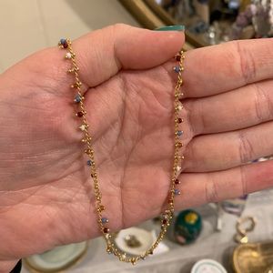 Long simple Anthropologie necklace